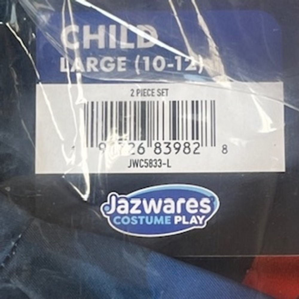 Marvel Spiderman Child Large 10-12 Costume‎ Spandex Zentai Suit Mask Jazwares - Picture 8 of 10